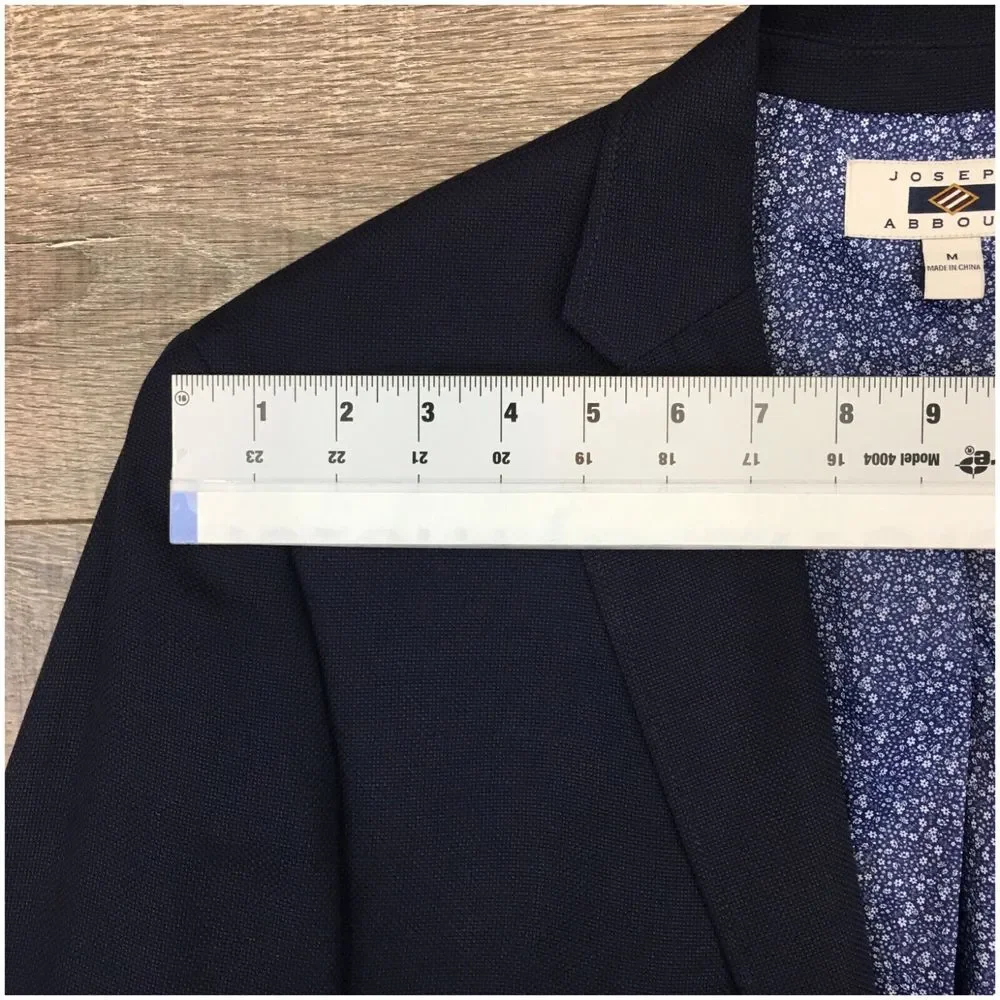 JOSEPH ABBOUD Mens Blazer Sport Coat Casual Jacket Size M‎ ( 40R ) Blue Suit